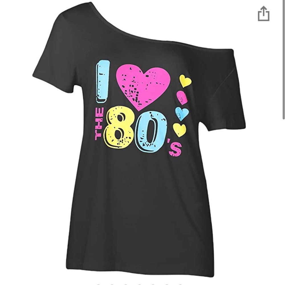 I love the 80’s off shoulder top! 1x